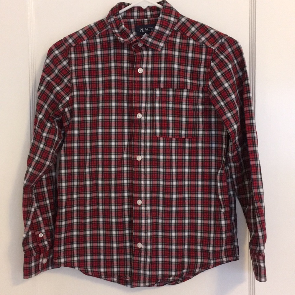 Children’s Place Plaid Button Down Shirt